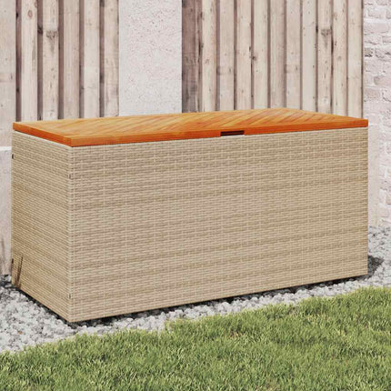 Tuinbox Poly Rattan En Acaciahout - XdropX