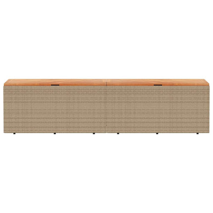 Tuinbox Poly Rattan En Acaciahout - XdropX