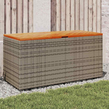 Tuinbox Poly Rattan En Acaciahout - XdropX