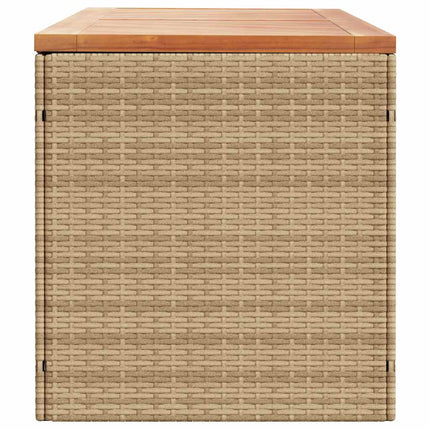 Tuinbox Poly Rattan En Acaciahout - XdropX