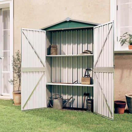 Tuinschuur 116X45X175 Cm Gegalvaniseerd Staal - XdropX