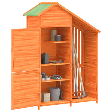 Tuinschuur 120X53,5X170 Cm Massief Grenenhout - XdropX