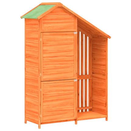 Tuinschuur 120X53,5X170 Cm Massief Grenenhout - XdropX