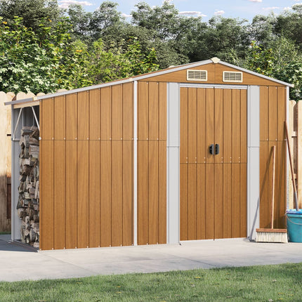 Tuinschuur 277X93X179 Cm Gegalvaniseerd Staal Kleur - XdropX