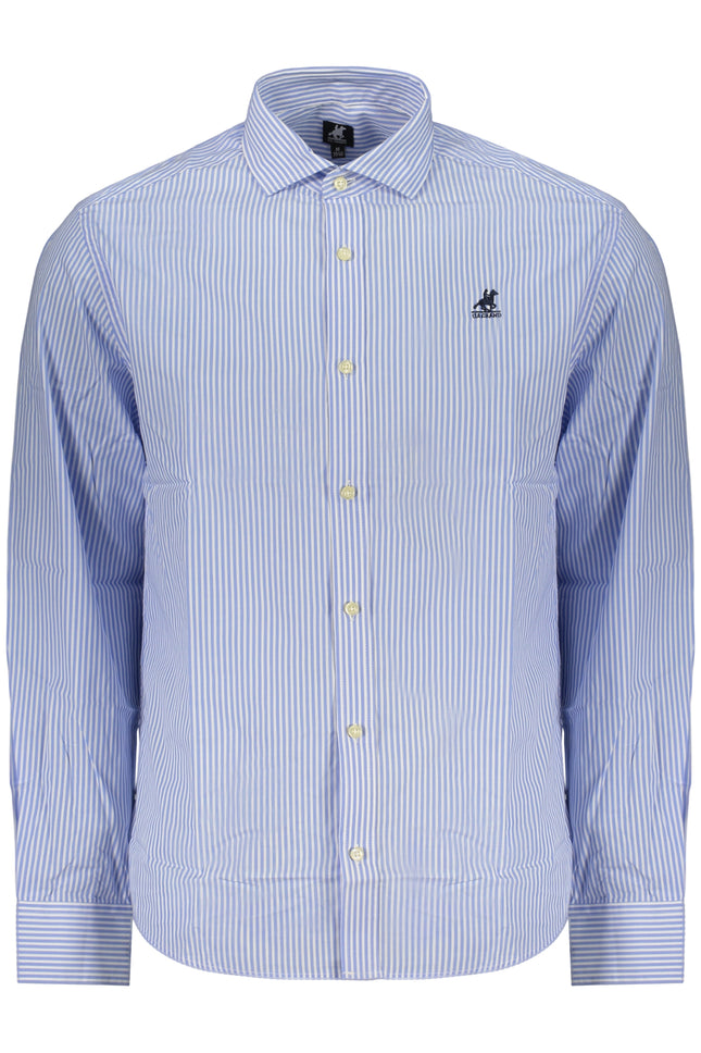 US GRAND MEN'S LONG-SLEEVED SHIRT, BLUE-0