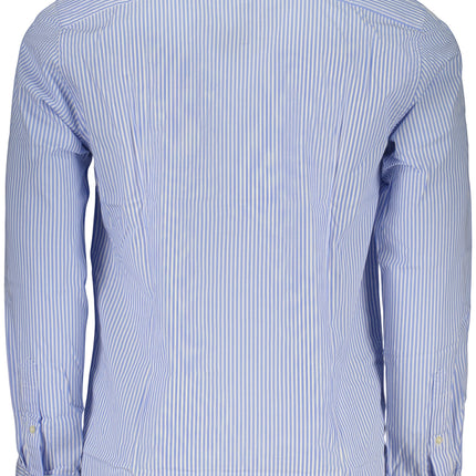 US GRAND MEN'S LONG-SLEEVED SHIRT, BLUE-1