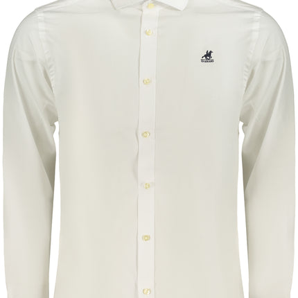 US GRAND MEN'S LONG-SLEEVED WHITE SHIRT-0
