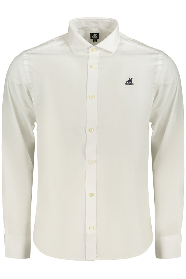 US GRAND MEN'S LONG-SLEEVED WHITE SHIRT-0