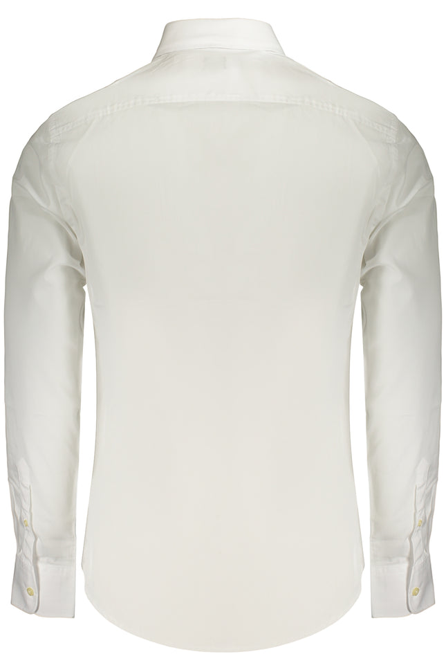 US GRAND MEN'S LONG-SLEEVED WHITE SHIRT-1