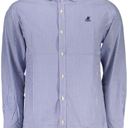 US GRAND HERREN BLAUES LANGARMHEMD