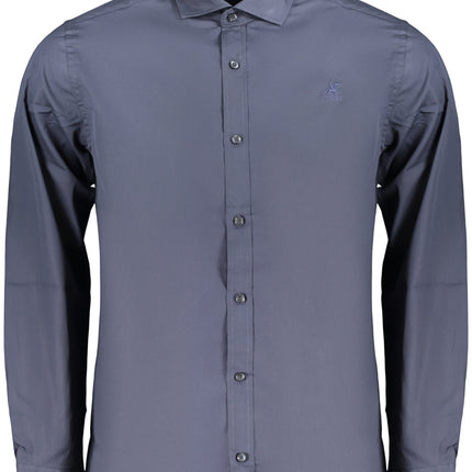 US GRAND MEN'S BLUE LONG-SLEEVED SHIRT-0