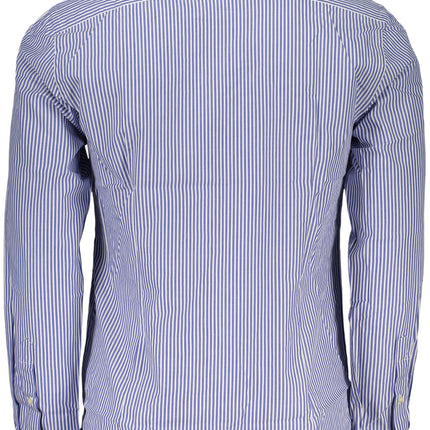 US GRAND HERREN BLAUES LANGARMHEMD
