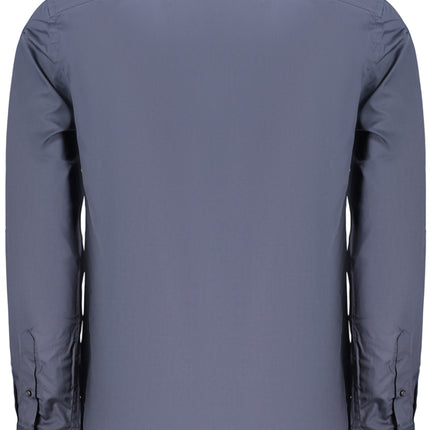 US GRAND MEN'S BLUE LONG-SLEEVED SHIRT-1