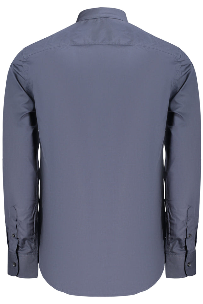 US GRAND MEN'S BLUE LONG-SLEEVED SHIRT-1