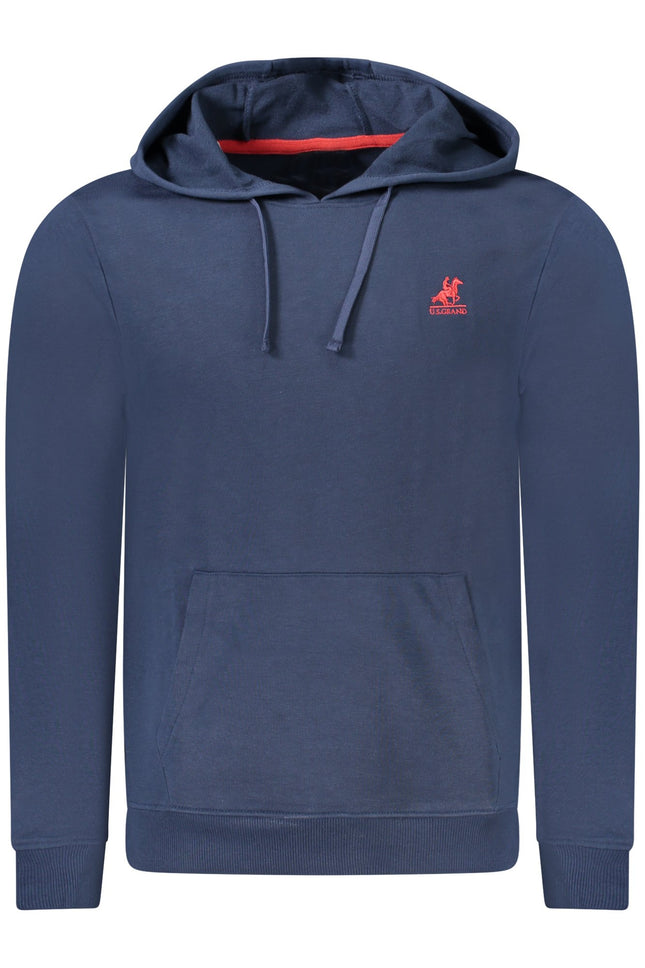 US GRAND MEN'S BLUE ZIP-UP SWEATSHIRT-0