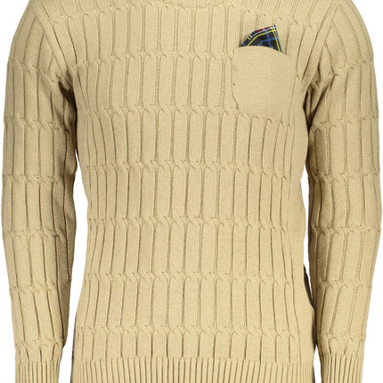 US GRAND MEN'S BEIGE SWEATER-0