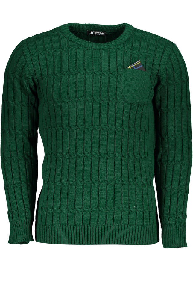 US GRAND MEN'S GREEN SWEATER-0