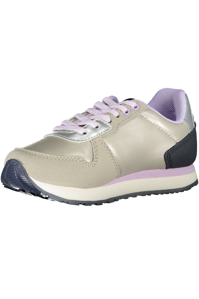 US POLO ASSN. SILVER SPORTS SHOES FOR CHILDREN-1