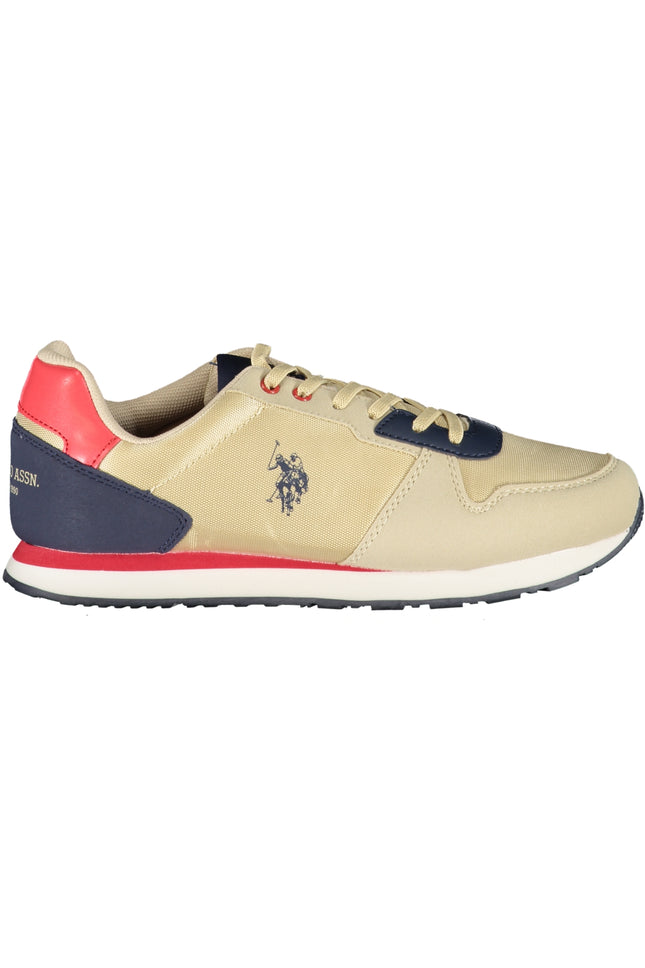 US POLO ASSN. BEIGE CHILDREN'S SPORTS SHOES-0