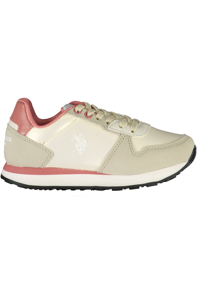 US POLO ASSN. BEIGE CHILDREN'S SPORTS SHOES-0