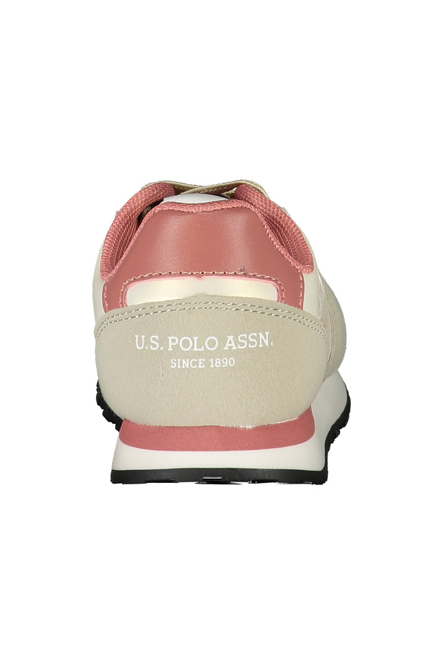 US POLO ASSN. BEIGE CHILDREN'S SPORTS SHOES-1
