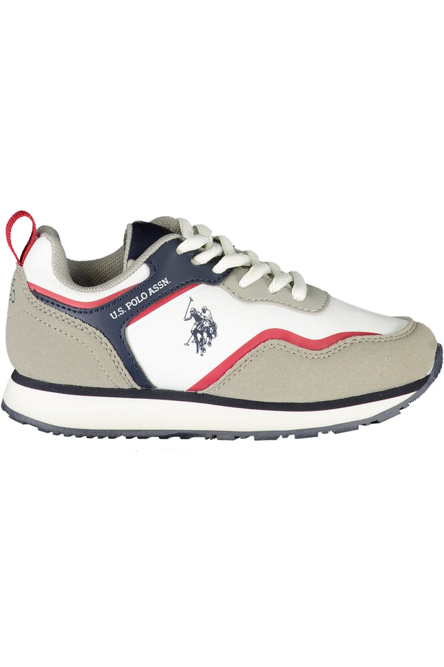 US POLO ASSN. WHITE CHILDREN'S SPORTS SHOES-0