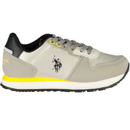 US POLO ASSN. GRAY CHILDREN'S SPORTS SHOES-0