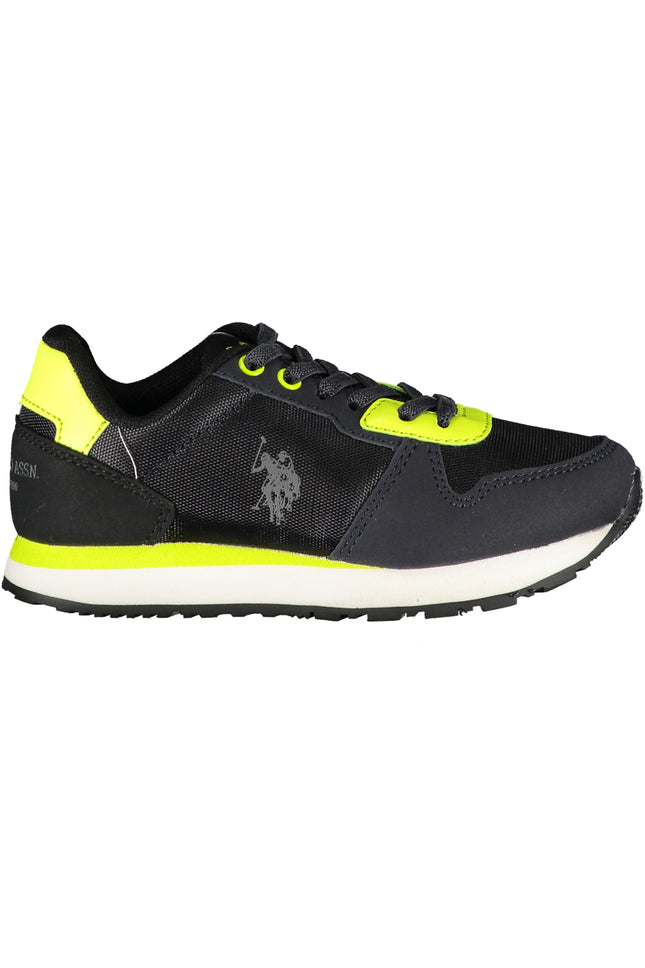 US POLO ASSN. BLACK CHILDREN'S SPORTS SHOES-0