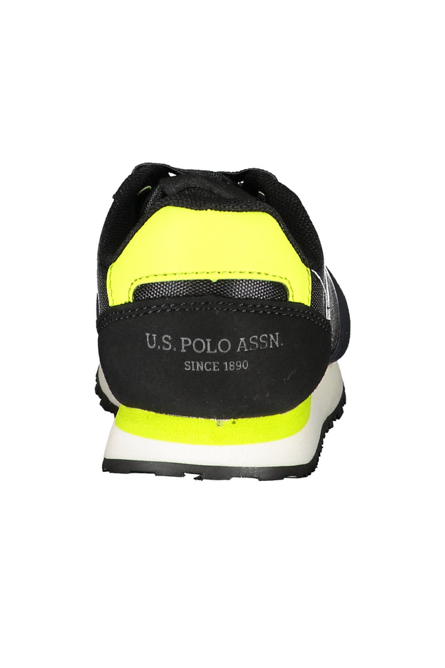 US POLO ASSN. BLACK CHILDREN'S SPORTS SHOES-1