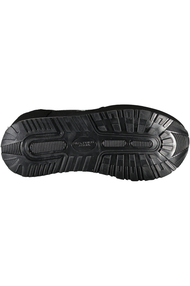 US POLO ASSN. BLACK CHILDREN'S SPORTS SHOES-1