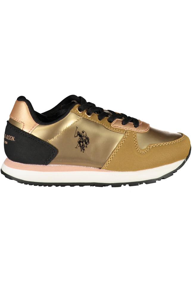 US POLO ASSN. GOLD CHILDREN'S SPORTS SHOES-0
