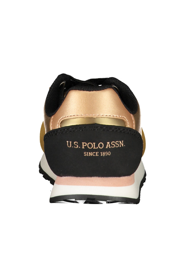 US POLO ASSN. GOLD CHILDREN'S SPORTS SHOES-1