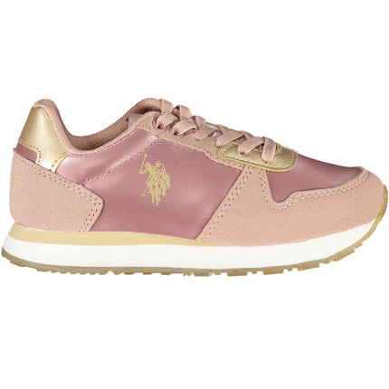 US POLO ASSN. PINK CHILDREN'S SPORTS SHOES-0