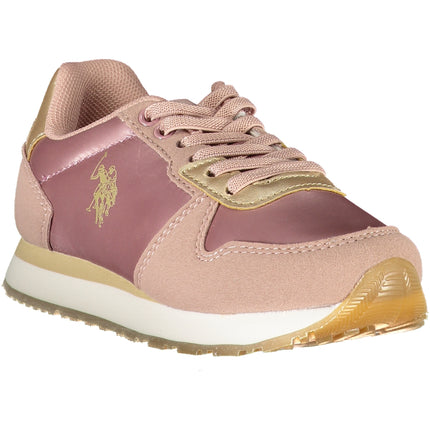 US POLO ASSN. PINK CHILDREN'S SPORTS SHOES-2