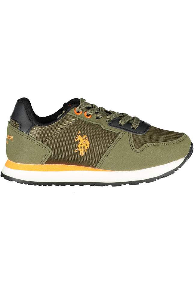 US POLO ASSN. GREEN SPORTS SHOES FOR CHILDREN-0