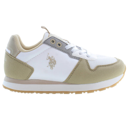 US POLO ASSN. GIRLS' BEIGE SPORTS FOOTWEAR-0