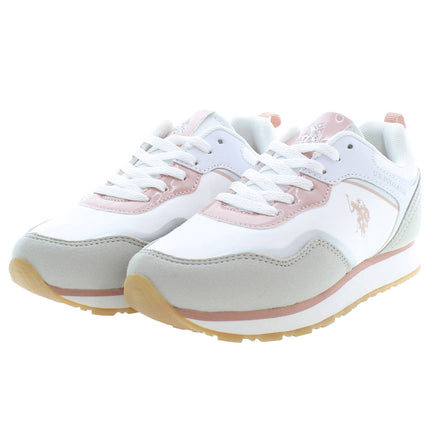 US POLO ASSN. GIRLS' WHITE SPORTS FOOTWEAR-1