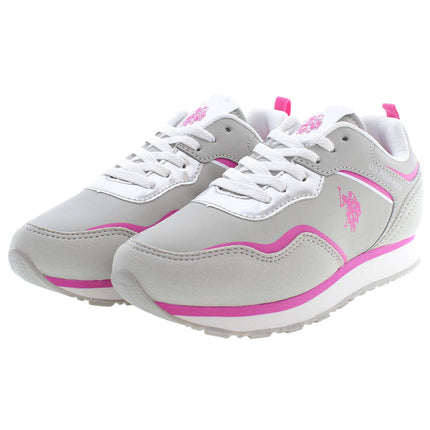 US POLO ASSN. GIRLS' GRAY SPORTS FOOTWEAR-1