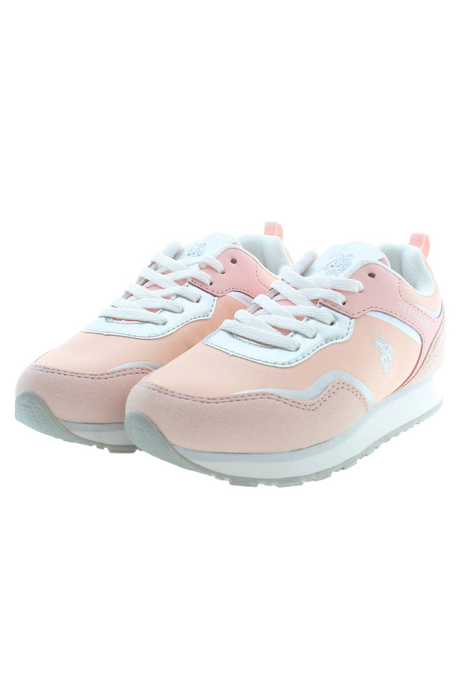US POLO ASSN. GIRLS' PINK SPORTS FOOTWEAR-1