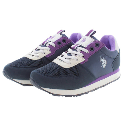 US POLO ASSN. GIRLS' PURPLE SPORTS FOOTWEAR-1