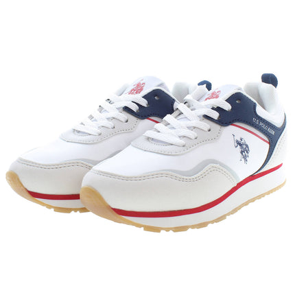 US POLO ASSN. CHILDREN'S WHITE SPORTS FOOTWEAR-2