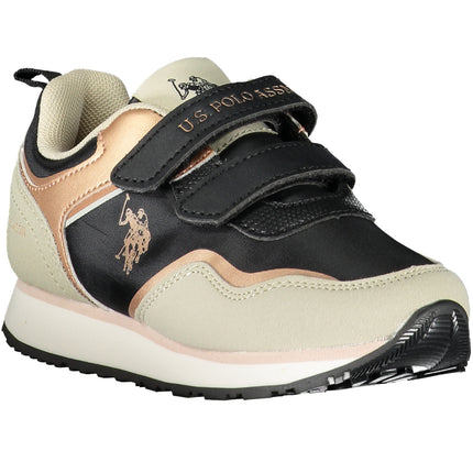 US POLO ASSN. CHILDREN'S BLACK SPORTS FOOTWEAR-1