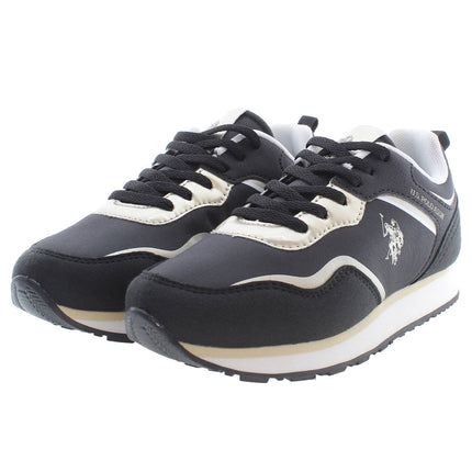 US POLO ASSN. CHILDREN'S BLACK SPORTS FOOTWEAR-2