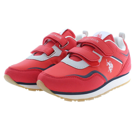 US POLO ASSN. KIDS' RED SPORTS FOOTWEAR-1