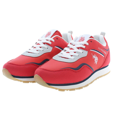 US POLO ASSN. KIDS' RED SPORTS FOOTWEAR-1