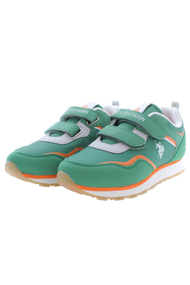 US POLO ASSN. CHILDREN'S GREEN SPORTS FOOTWEAR-1