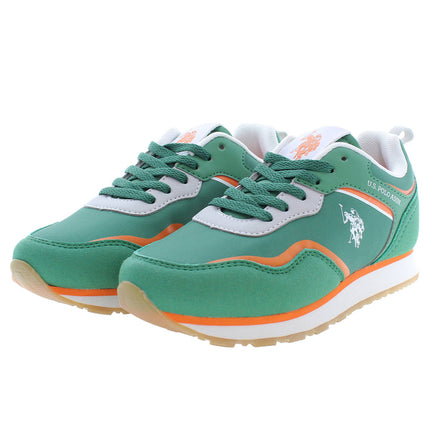 US POLO ASSN. CHILDREN'S GREEN SPORTS FOOTWEAR-2