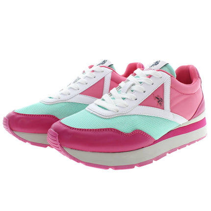 US POLO ASSN. WOMEN'S PINK SPORTS FOOTWEAR