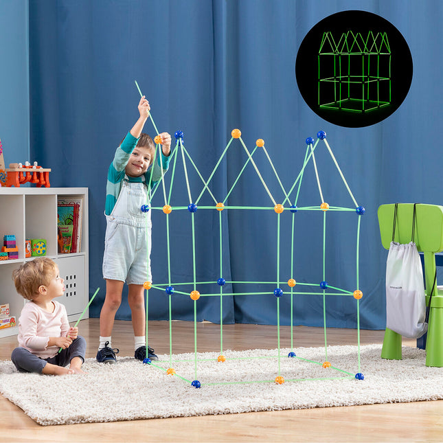 Children’s Fort Building Kit Archikitt InnovaGoods 85 Pieces-0