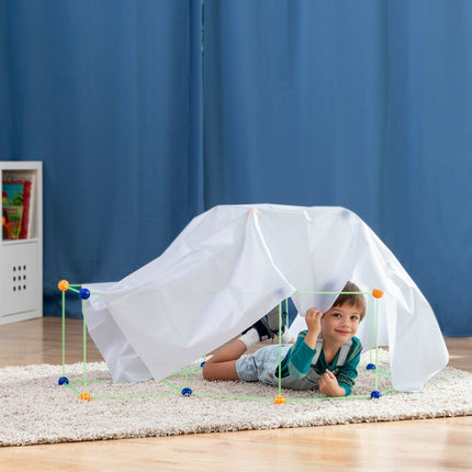 Children’s Fort Building Kit Archikitt InnovaGoods 85 Pieces-9